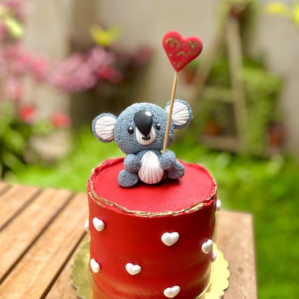 Mini Torta Koala San Valentín