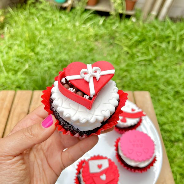 Pack de 06 Cupcakes San Valentín ♥