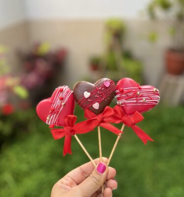 Paletas Corazón San Valentín ♥